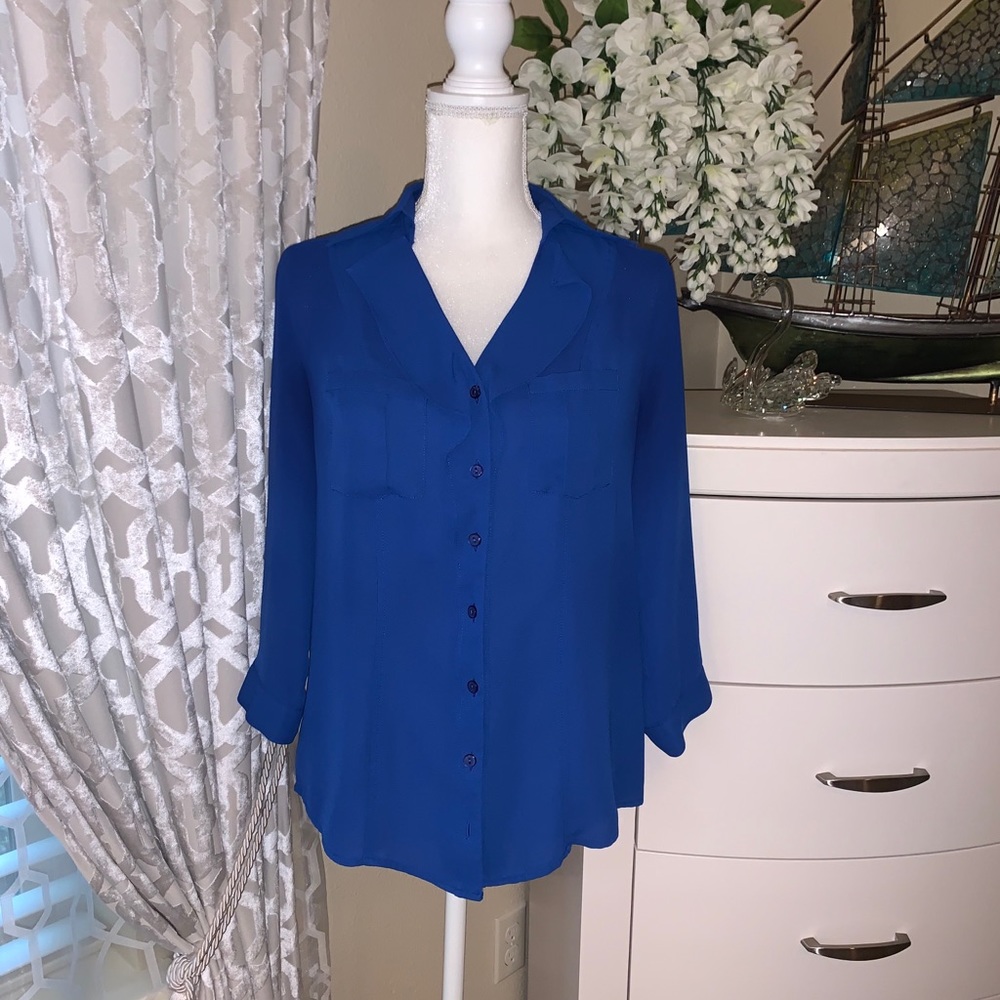 Elementz blue button down shirt - Picture 5 of 14